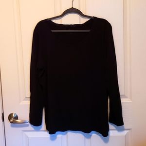 4Paix Women's Black Long Sleeve T-Shirt 2X